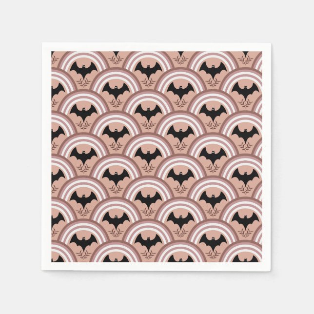 Halloween Rainbow Napkins (Front)