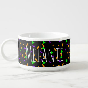 Halloween Rainbow Sprinkle Mix Ice Cream Bowl