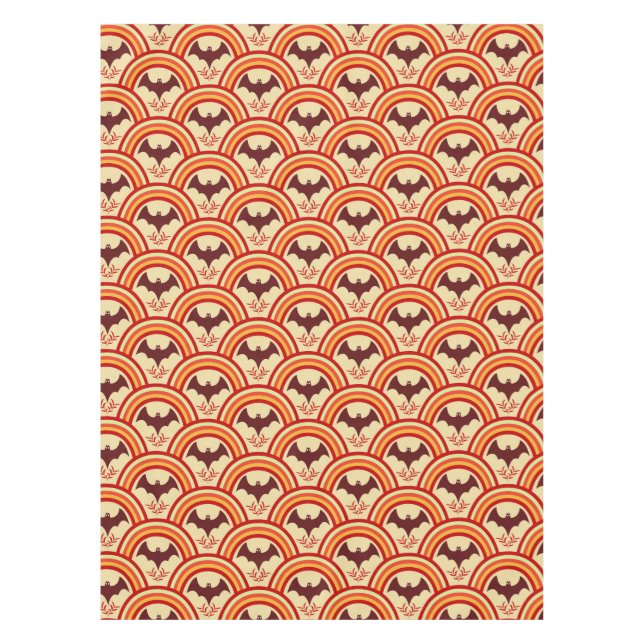 Halloween Rainbow Tablecloth (Front)