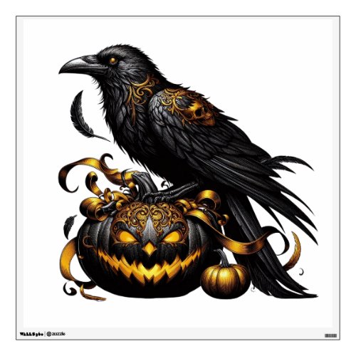 Halloween Raven Wall Decal
