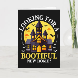 Halloween Real Estate Agent Funny Realtor Bootiful Card