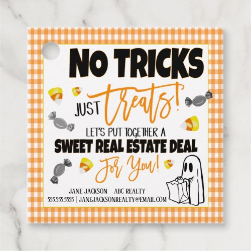 Halloween Realtor Gift Tag