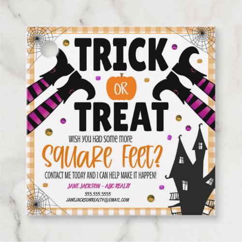 Halloween Realtor Gift Tag