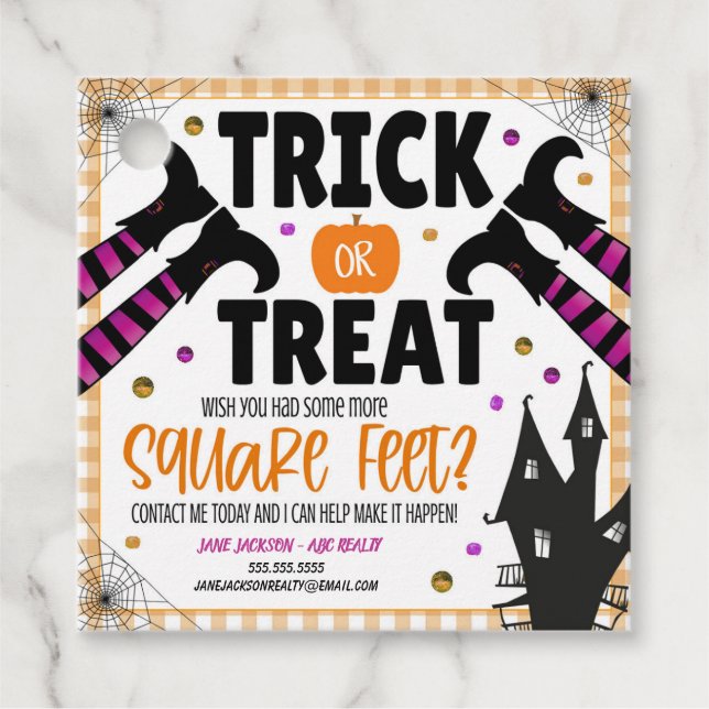Halloween Realtor Gift Tag (Front)