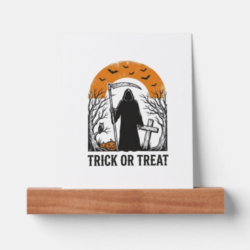 Halloween Reaper Trick Or Treat Vintage Spooky_1 Picture Ledge