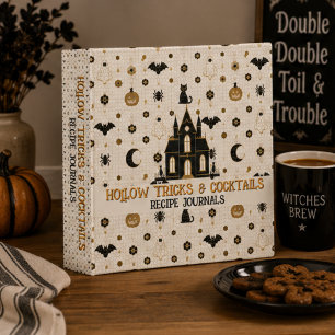 Halloween Recipe Binder Parisian Bistro Mosaic