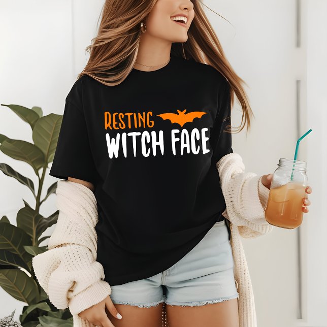 Halloween Resting Witch Face Modern Tri-Blend Shirt (Creator Uploaded)