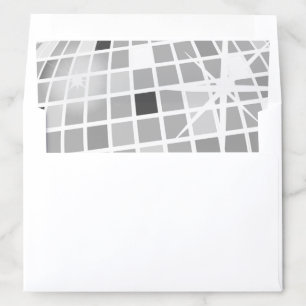 Halloween Retro Disco Spiders & Disco Ball Wedding Envelope Liner
