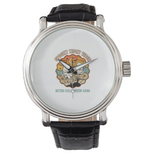 Halloween Retro Ghost Night Watch