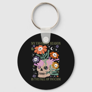 Halloween Retro My Favorite Season Is The Fall Of Keychain