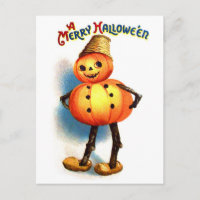 Halloween Retro Vintage Kitsch 'Merry Halloween'