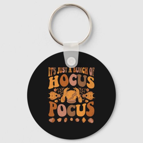 Halloween Retro Witch Bunch Of Hocus Pocus Keychain