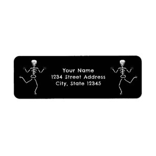 Halloween return-address label