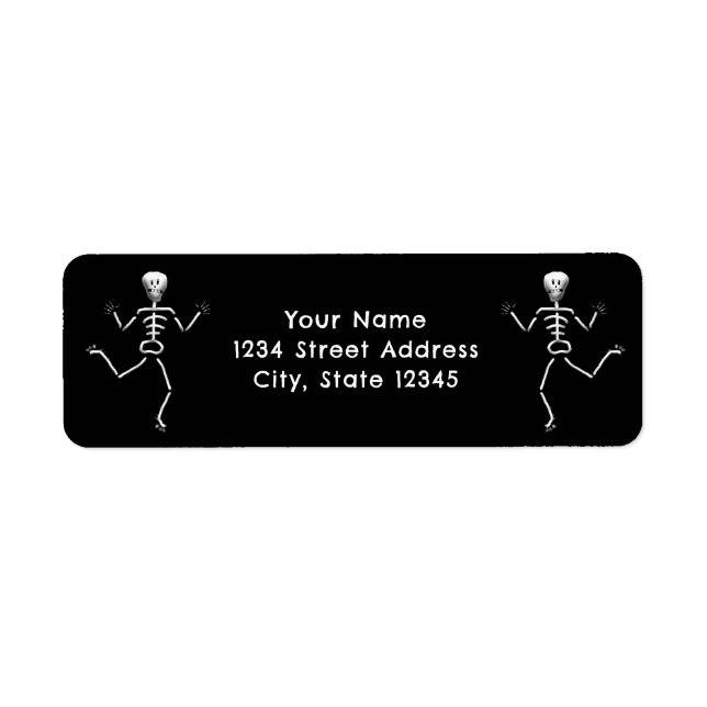 Halloween return-address label (Front)