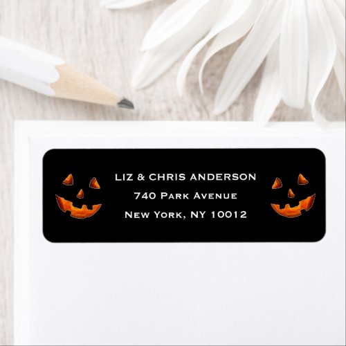 Halloween return_address label