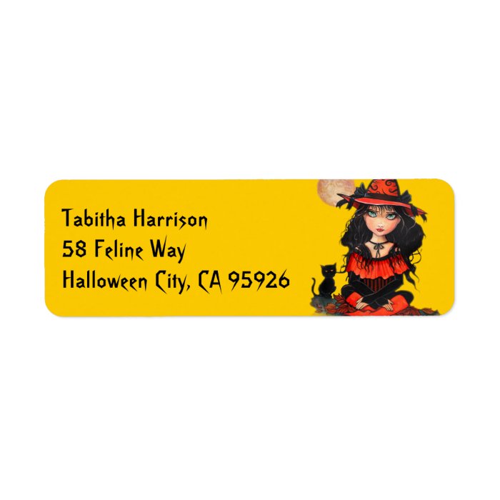 Halloween Return Address Labels