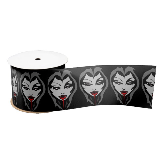 Halloween Ribbon Vampire Halloween Ribbon Customiz (Spool)