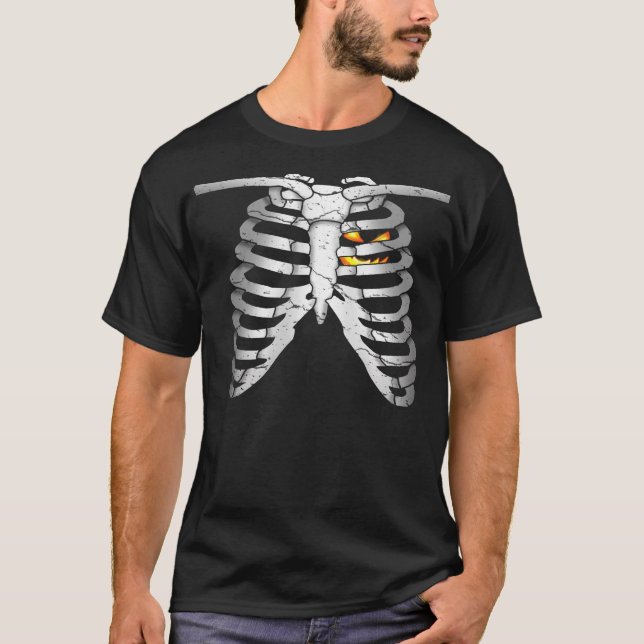 Halloween Ribcage T-Shirt (Front)