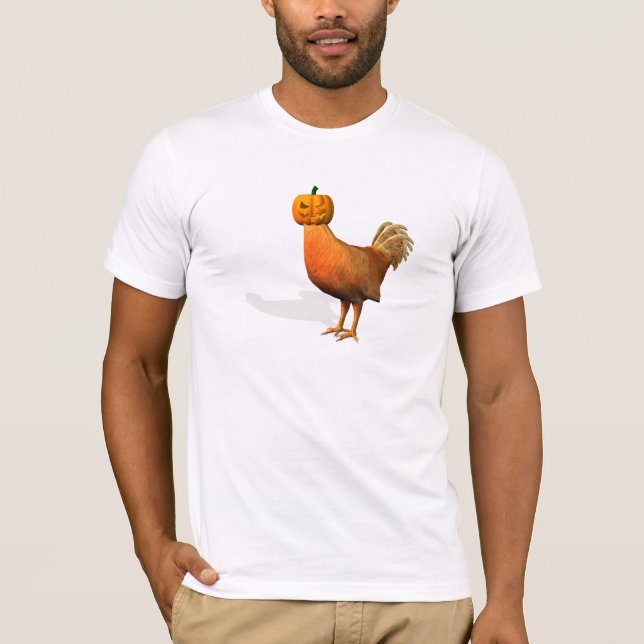 Halloween Rooster T-Shirt (Front)