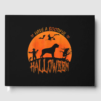 Halloween Rottweiler Dog Funny Scary Costume Lover Guest Book