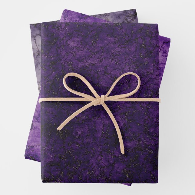 Halloween Rough Stone  Wrapping Paper Sheets (In situ)