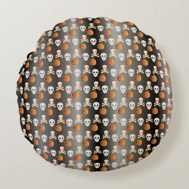 Halloween Round Pillow (Front)
