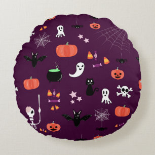 Halloween Round Pillow