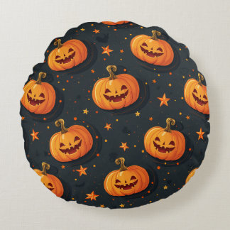 Halloween Round Pillow