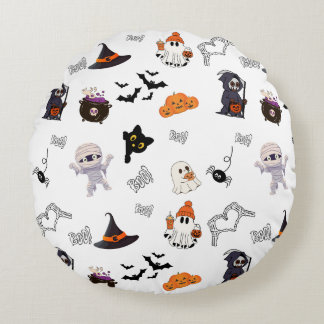 Halloween Round Pillow