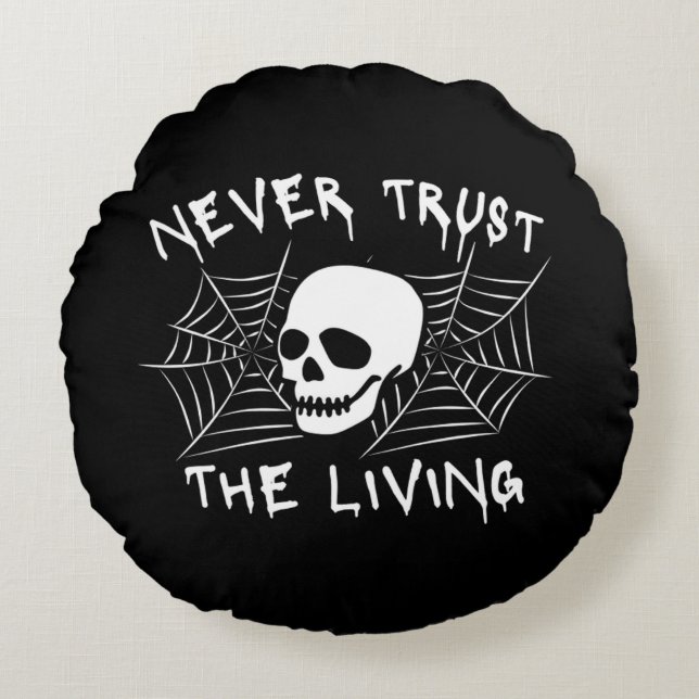 Halloween Round Pillow (Front)