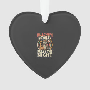 Halloween Royalty Retro Owl Ornament