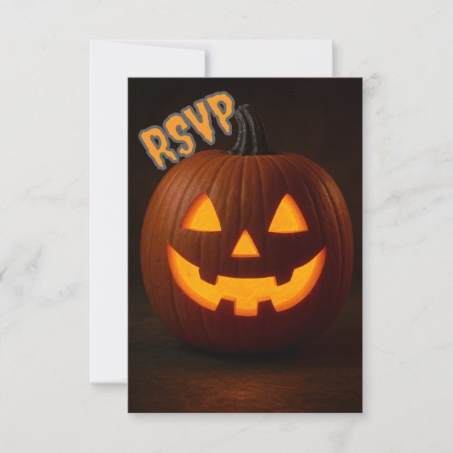 Halloween RSVP card (Front)