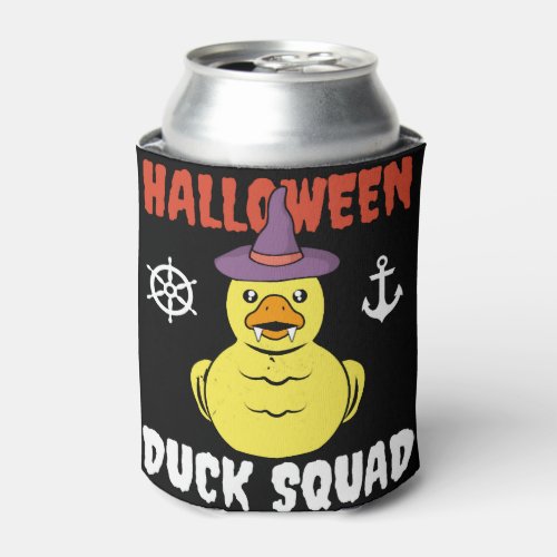 Halloween Rubber Duck Squad Hunting Hunter Cruise Can Cooler