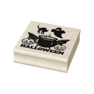 Halloween Rubber Stamp