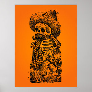 HALLOWEEN SALE! Calaveras From the Heap by Posada Poster