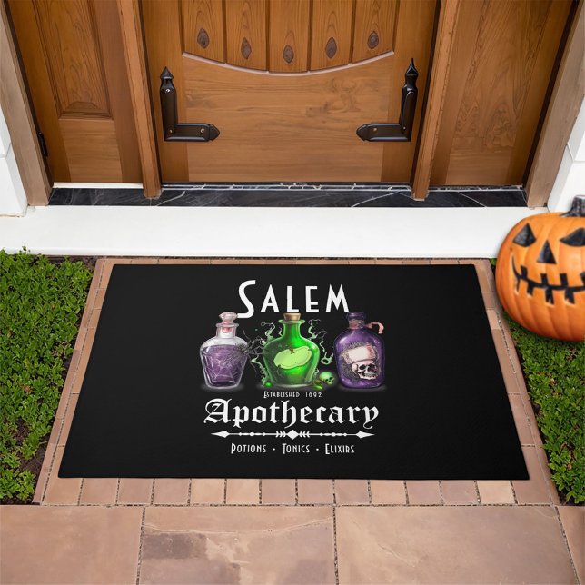 Halloween Salem Apothecary Potions Tonics Elixirs Doormat (Creator Uploaded)
