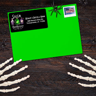 Halloween Salem Apothecary Potions Tonics Elixirs Label