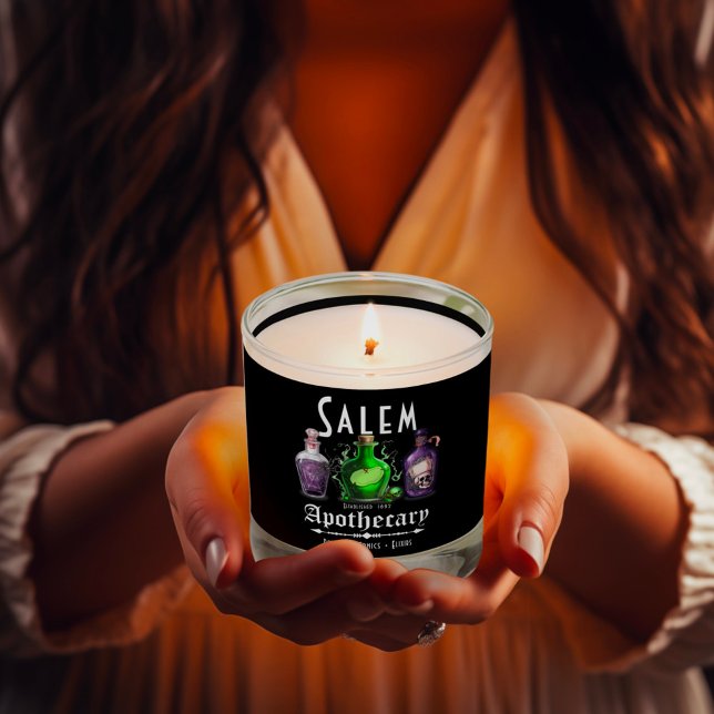 Halloween Salem Apothecary Potions Tonics Elixirs Scented Candle (Creator Uploaded)