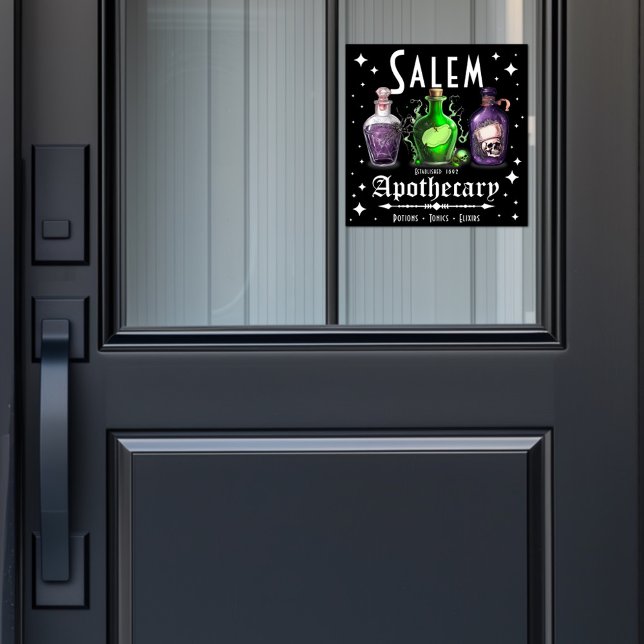 Halloween Salem Apothecary Potions Tonics Elixirs Window Cling (Creator Uploaded)