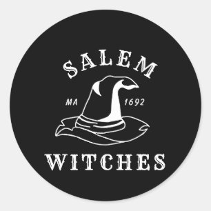 Halloween, Salem Witches Classic Round Sticker