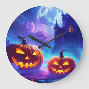 Halloween Samhain Large Clock