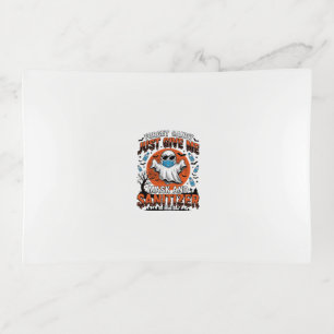 Halloween Sanitizer Funny Ghost Mask Candy_1 Trinket Tray