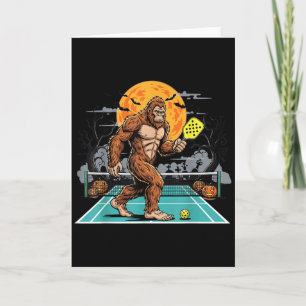 Halloween Sasquatch Ckleball Bigfoot Soky Moon Card