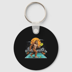 Halloween Sasquatch Ckleball Bigfoot Soky Moon Keychain