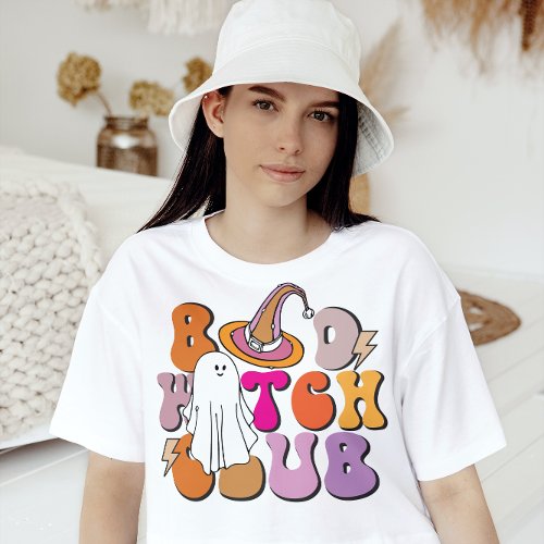 HALLOWEEN SASSY GHOST  BAD BICTH CLUB T_Shirt