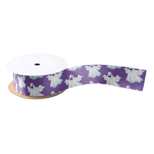 Halloween Satin Ribbon-Ghost Satin Ribbon