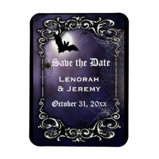 Halloween save the date magnet