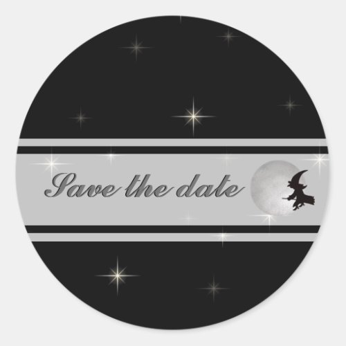 Halloween Save the dater Stickers