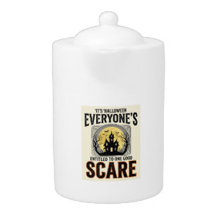 Halloween Scare Everyone Entitled Spooky Vintage_1 Teapot