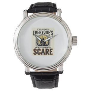 Halloween Scare Everyone Entitled Spooky Vintage_1 Watch